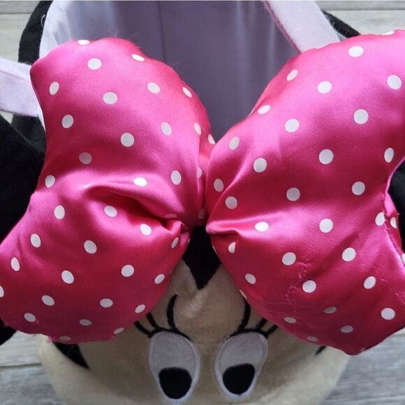 adorable Minnie Mouse head plush baskets with handles! This set includes 2 baske - Picture 16 of 16
